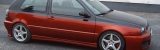 Sonderlackierung Tuninglackierung mit Effektlack von cosmic color auf VW Golf