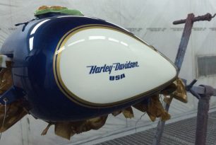 Harley-Tank-Lackierung