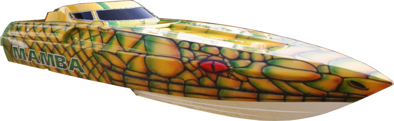 Mamba-speedboot-Modellbau-airbrush-lackierung-delbrück