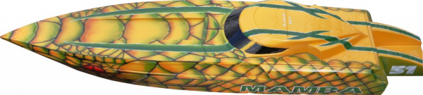 Mamba-speedboot-Modellbau-airbrush-lackierung