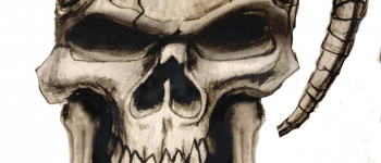 Skull Airbrush von Daniel Schubert aus Paderborn NRW
