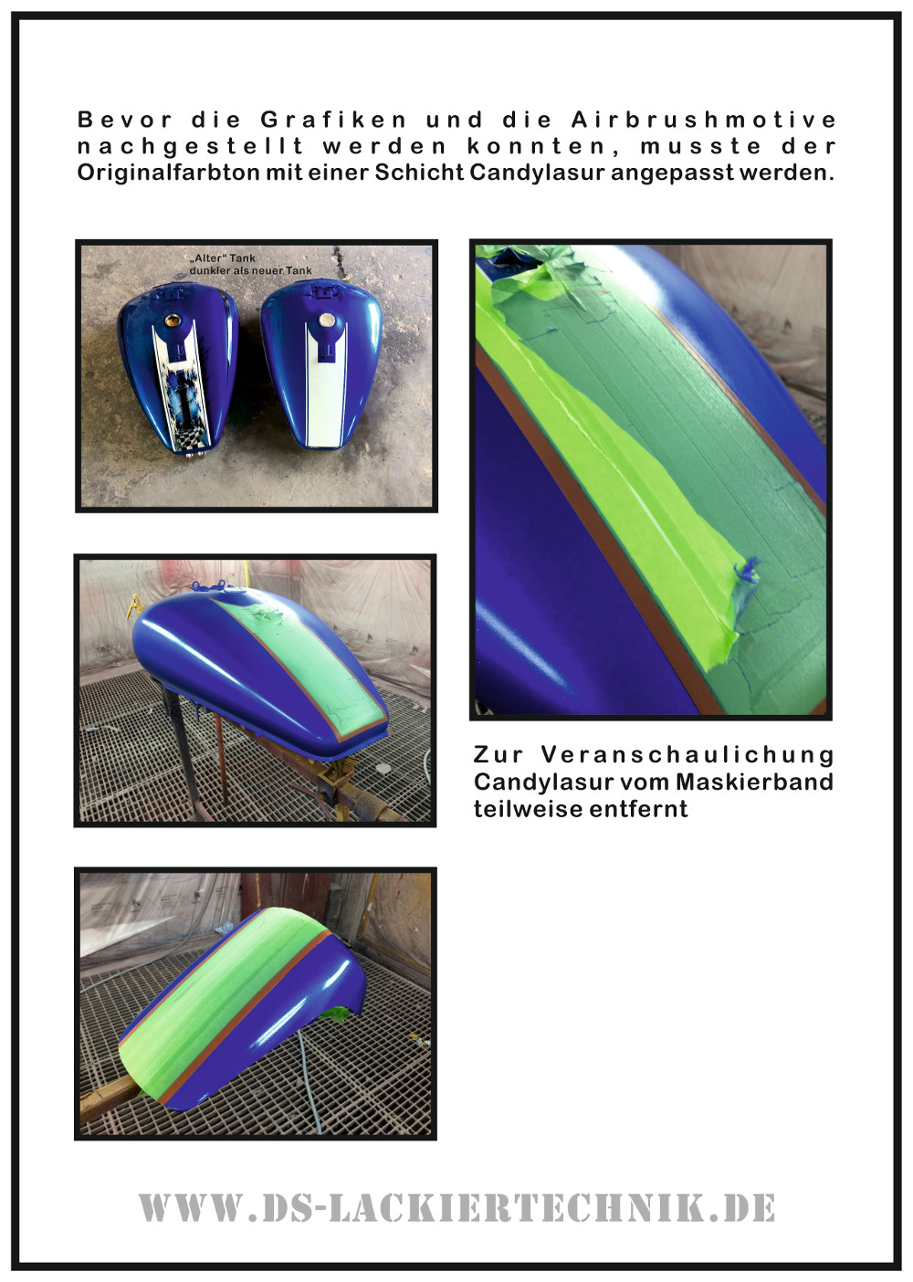 Motorrad Airbrush! Unfallschaden, Airbrush komplett erneuert 3 Motorrad Airbrush