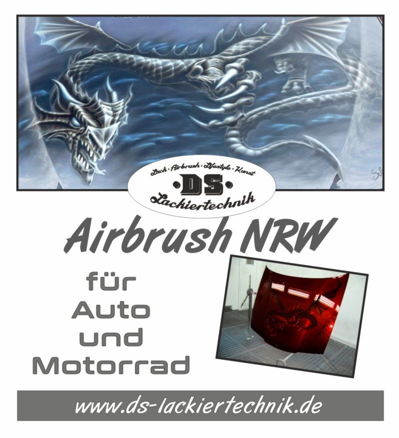 Airbrush NRW -Dein Airbrusher und Lackierer aus der Nähe